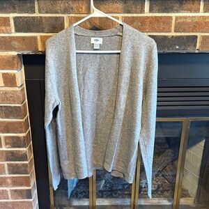 Old Navy Women's Heather Gray Open Cardigan